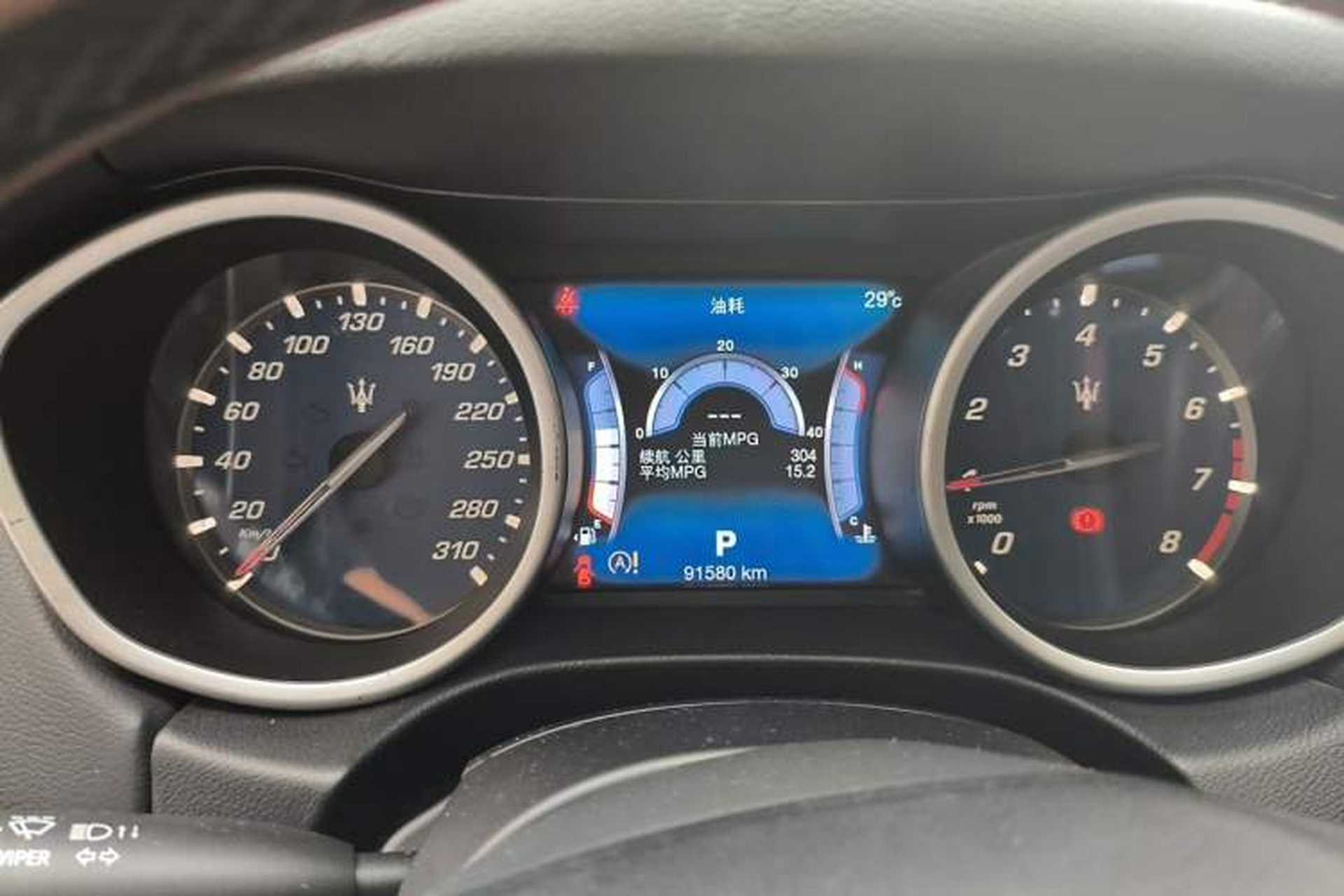 Used Maserati Ghibli 2017 3.0T Standard Edition Instrument Cluster
