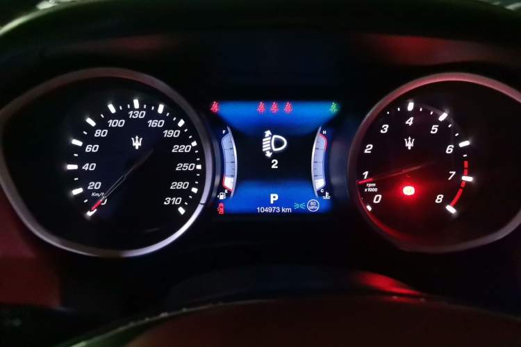 Used Maserati Ghibli 2017 3.0T Standard Edition Instrument Cluster