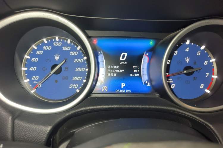 Used Maserati Ghibli 2017 3.0T Standard Edition Instrument Cluster