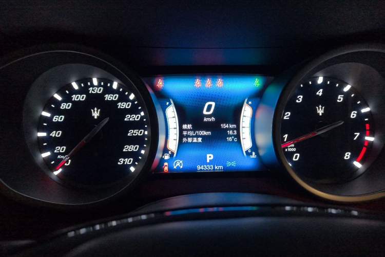 Used Maserati Ghibli 2017 3.0T Standard Edition Instrument Cluster