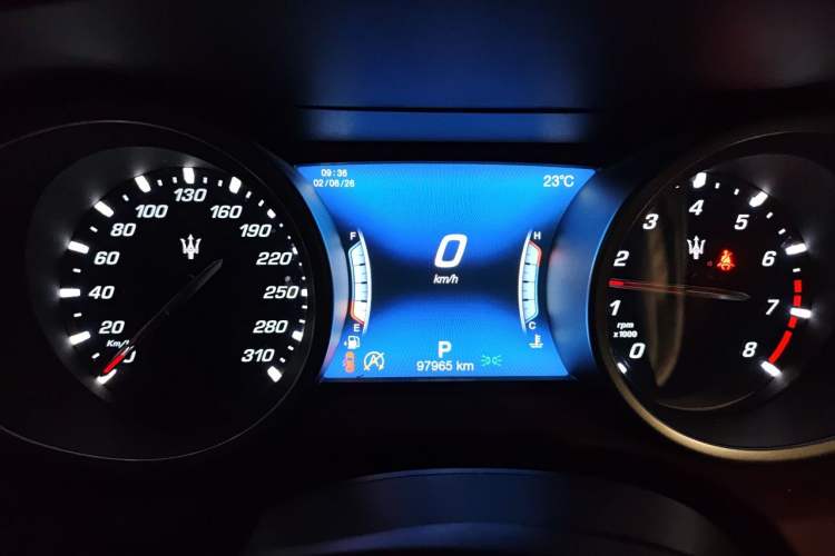 Used Maserati Ghibli 2017 3.0T Standard Edition Instrument Cluster