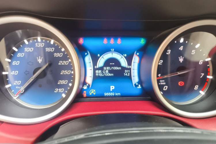 Used Maserati Ghibli 2017 3.0T Standard Edition Instrument Cluster