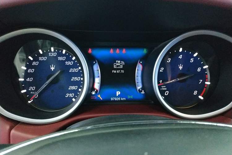 Used Maserati Ghibli 2017 3.0T Standard Edition Instrument Cluster