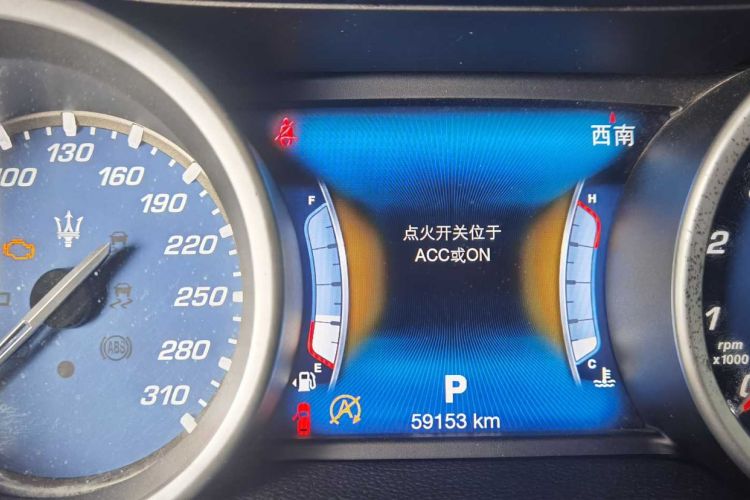 Used Maserati Ghibli 2017 3.0T Standard Edition Odometer Close Up
