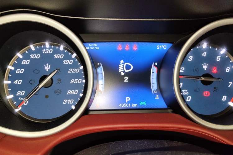 Used Maserati Ghibli 2018 Revised Version 3.0T Standard Edition Instrument Cluster
