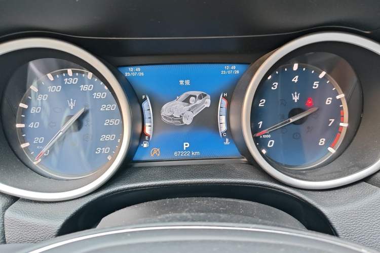 Used Maserati Ghibli 2018 3.0T Standard Edition Instrument Cluster
