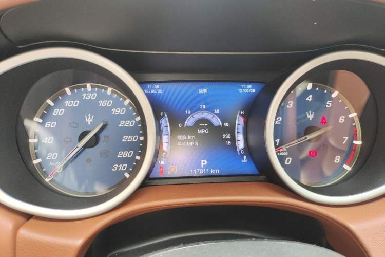 Used Maserati Ghibli 2018 3.0T Sport Edition Instrument Cluster