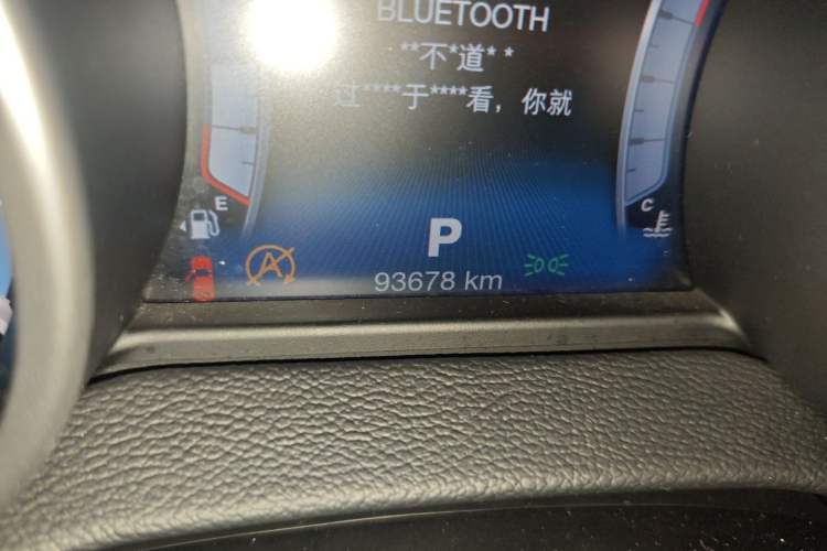 Used Maserati Ghibli 2018 3.0T Standard Edition Odometer Close Up