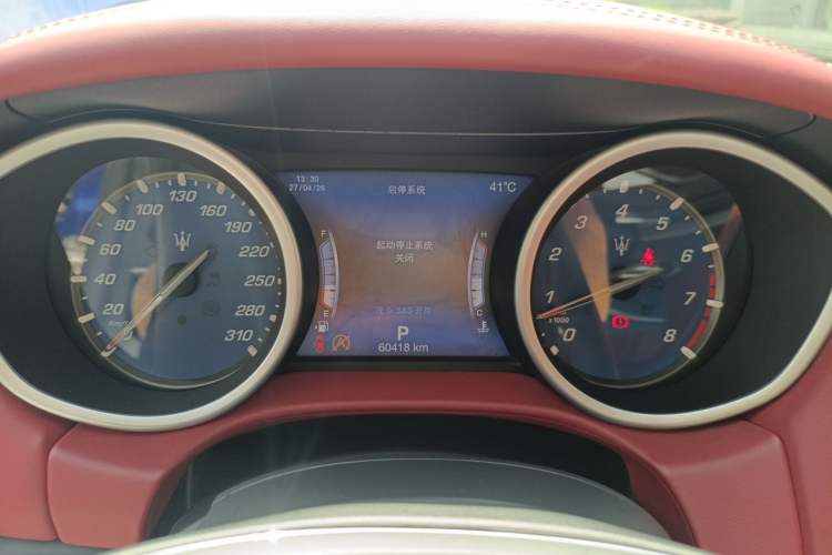 Used Maserati Ghibli 2018 Revised Version 3.0T Standard Edition Odometer Close Up