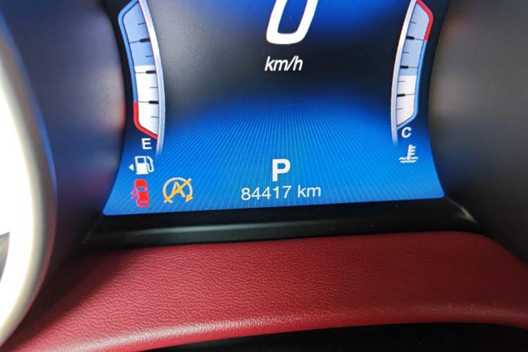 Used Maserati Ghibli 2018 Revised Version 3.0T Standard Edition Odometer Close Up