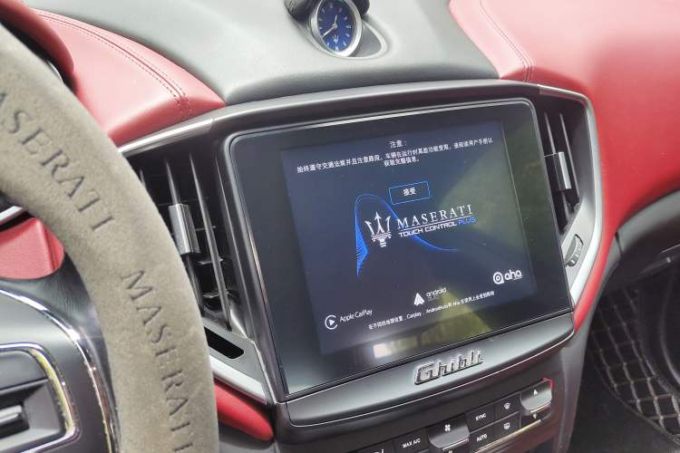 Used Maserati Ghibli 2018 3.0T Standard Edition Audio And AC Panel