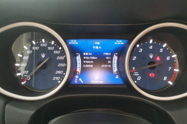 Used Maserati Ghibli 2018 3.0T Standard Edition Instrument Cluster