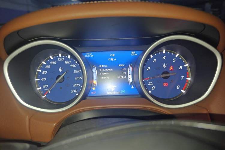 Used Maserati Ghibli 2018 3.0T Luxury Edition Instrument Cluster