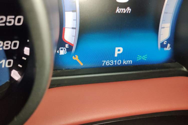Used Maserati Ghibli 2018 Revised Version 3.0T Standard Edition Odometer Close Up