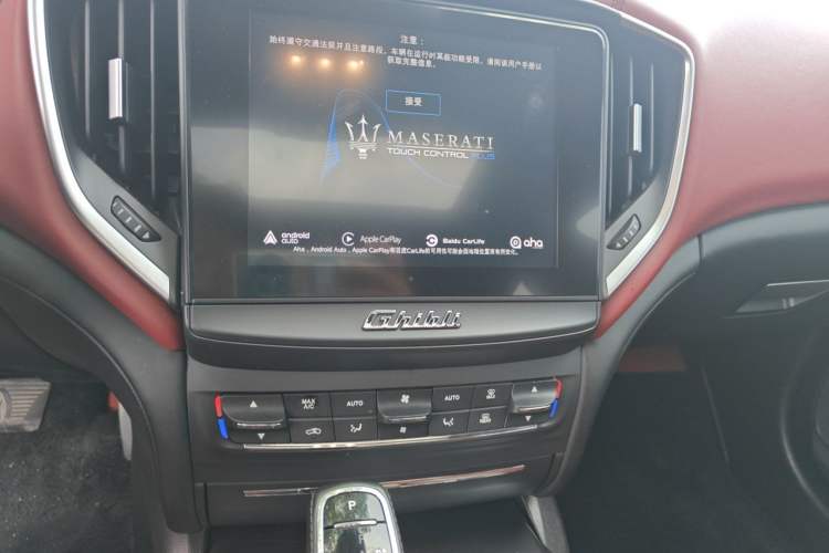 Used Maserati Ghibli 2019 3.0T Standard Version China V Emission Standard Audio And AC Panel