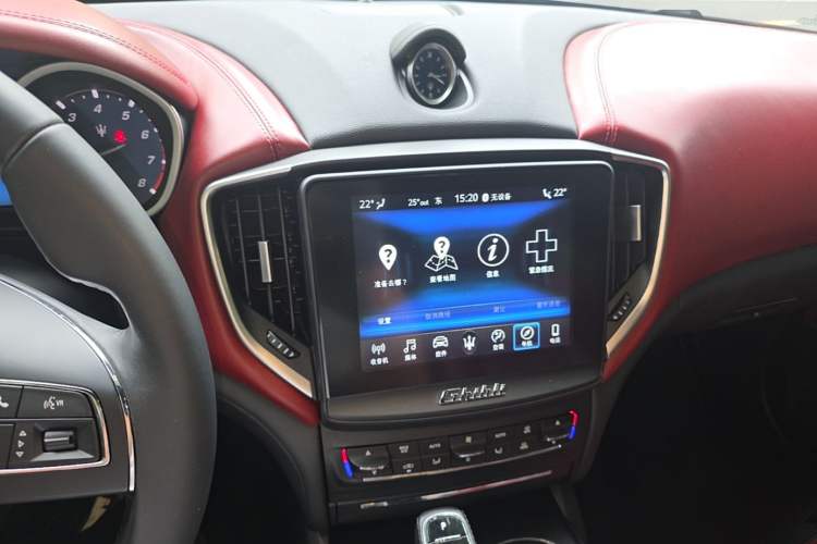 Used Maserati Ghibli 2019 3.0T Standard Version China V Emission Standard Audio And AC Panel