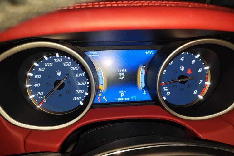 Used Maserati Ghibli 2019 3.0T Luxury Edition China VI Standard Instrument Cluster