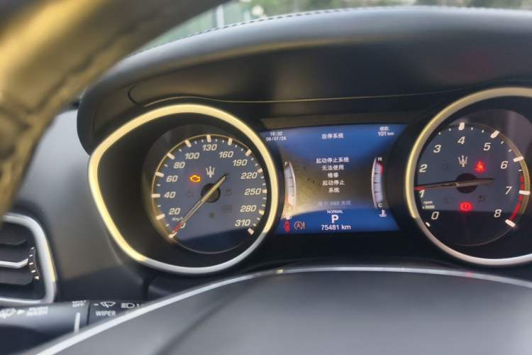 Used Maserati Ghibli 2019 3.0T Luxury Edition China VI Standard Instrument Cluster