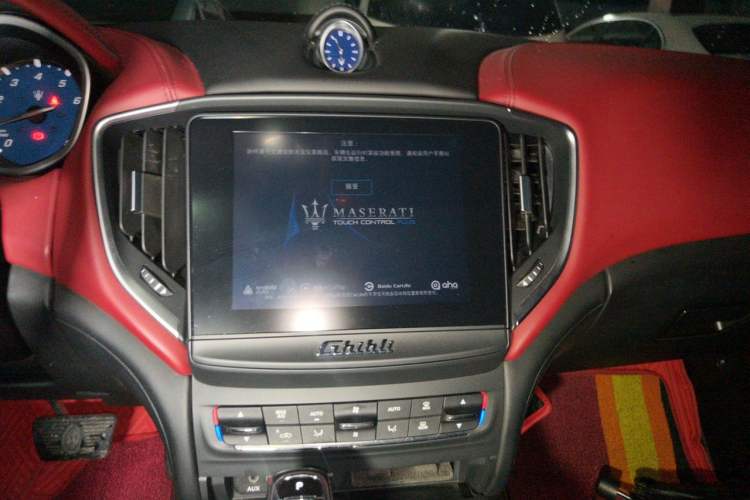 Used Maserati Ghibli 2019 3.0T Luxury Edition China V Standard Audio And AC Panel
