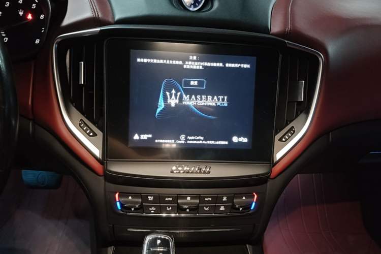 Used Maserati Ghibli 2019 3.0T Standard Version China V Emission Standard Audio And AC Panel
