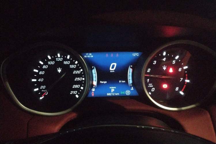 Used Maserati Ghibli 2019 3.0T Luxury Edition China V Standard Instrument Cluster