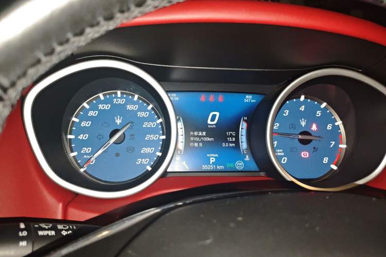 Used Maserati Ghibli 2020 3.0T Standard Edition Instrument Cluster
