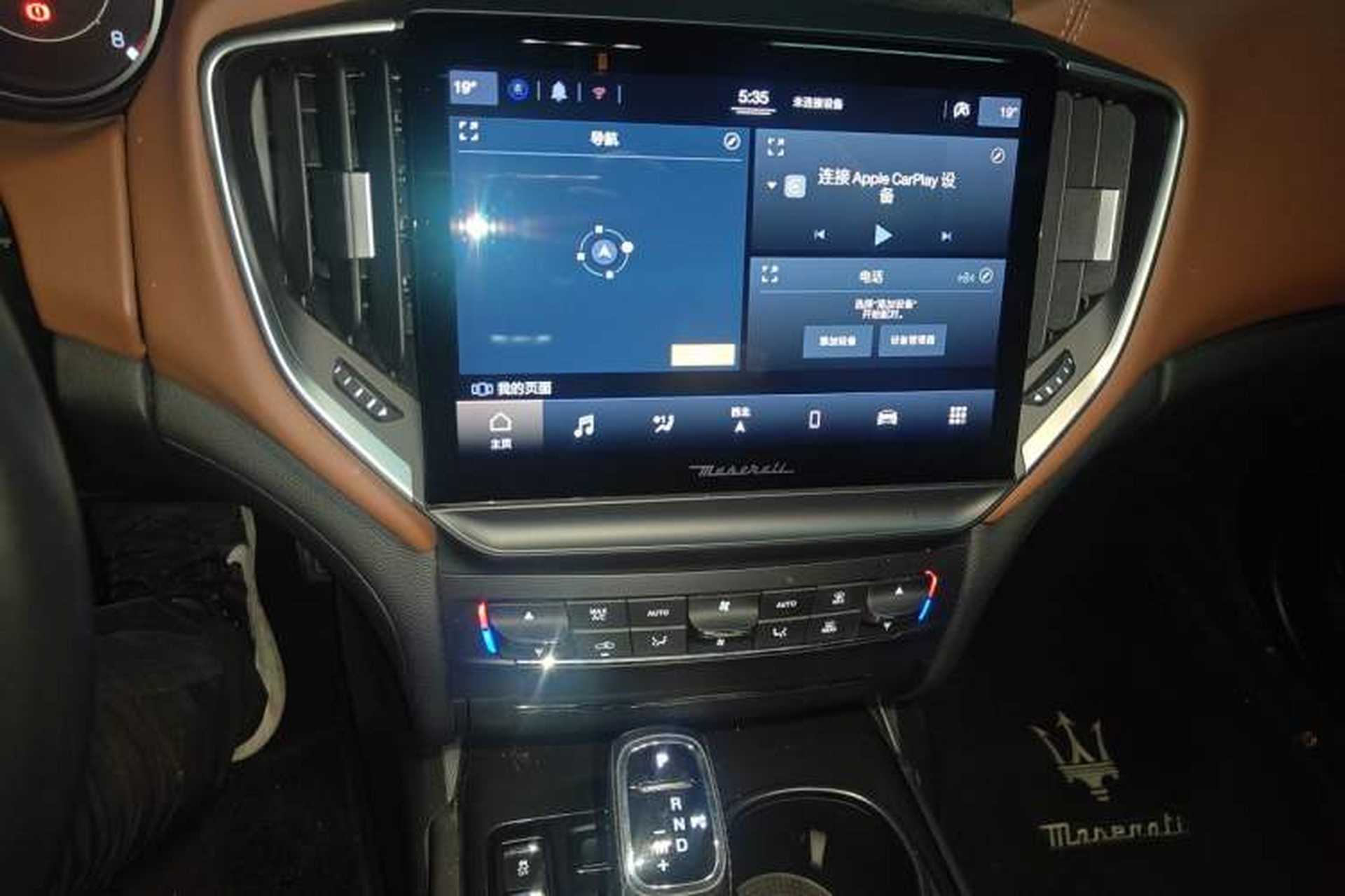 Used Maserati Ghibli 2021 2.0T Sharp Edition Audio And AC Panel