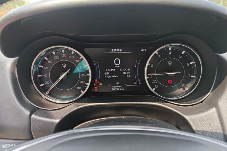 Used Maserati Ghibli 2021 2.0T Sharp Edition Instrument Cluster
