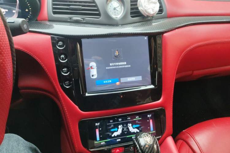 Used Maserati GranTurismo 2008 4.7L Sport Audio And AC Panel