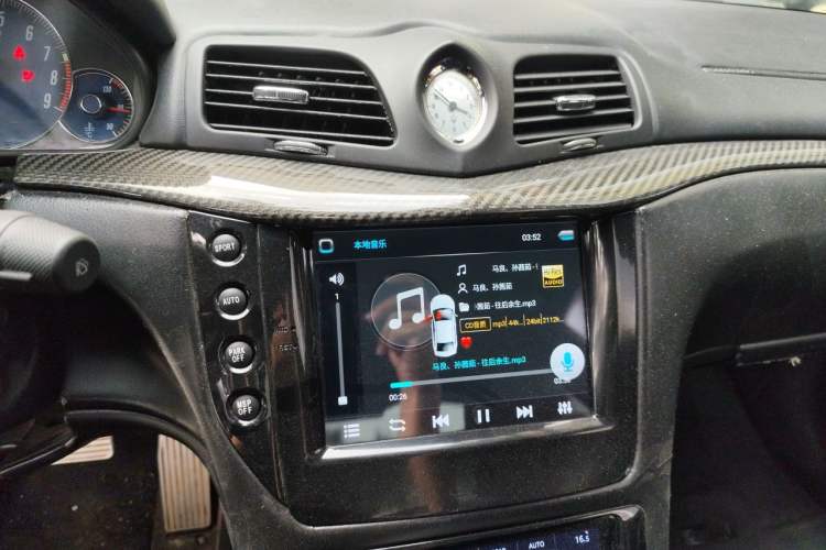 Used Maserati GranTurismo 2008 4.7L Sport Audio And AC Panel