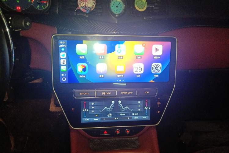 Used Maserati GranTurismo 2008 4.7L Sport Audio And AC Panel