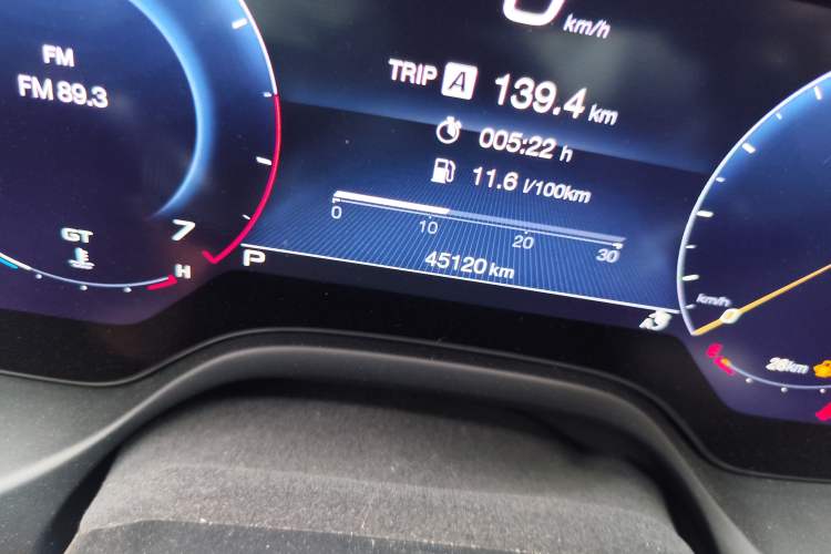 Used Maserati Grecale 2023 2.0T GT Odometer Close Up