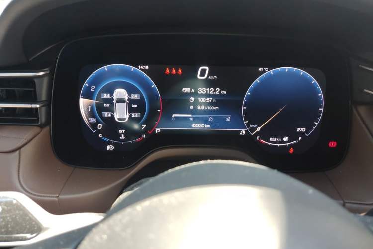 Used Maserati Grecale 2023 2.0T GT Odometer Close Up