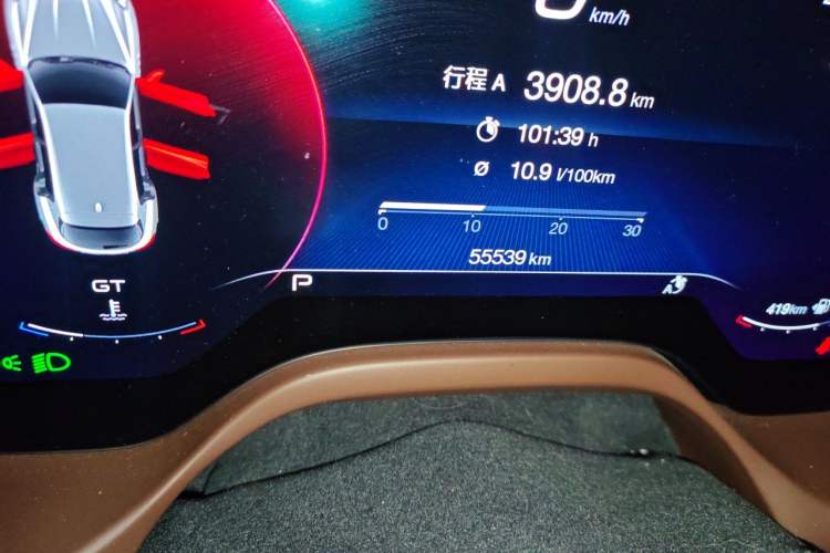 Used Maserati Grecale 2023 2.0T GT Odometer Close Up