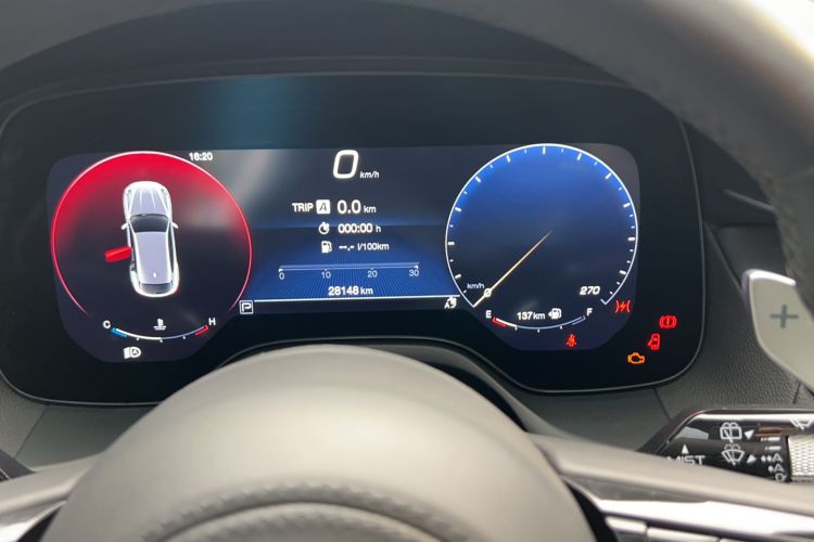 Used Maserati Grecale 2023 2.0T GT Odometer Close Up