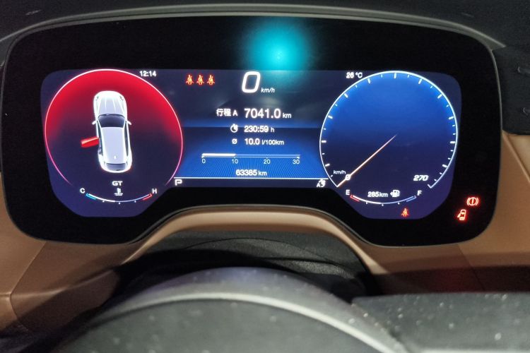 Used Maserati Grecale 2023 2.0T GT Odometer Close Up