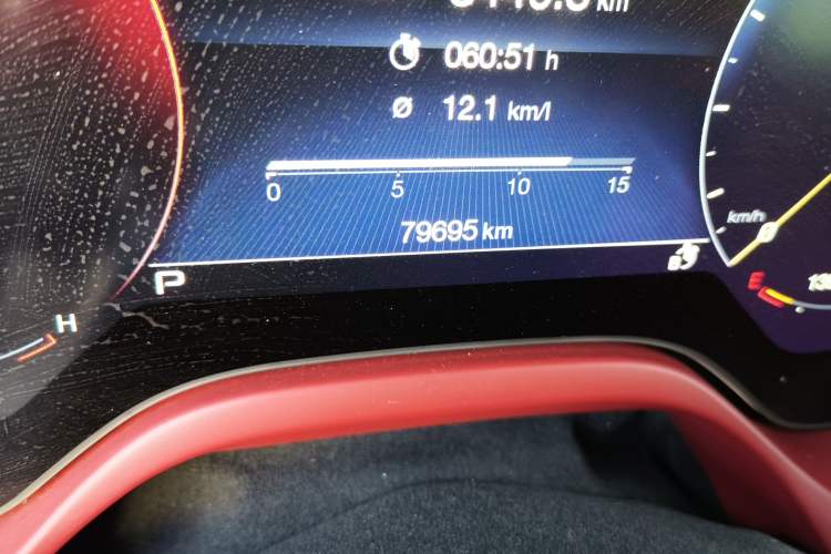 Used Maserati Grecale 2023 2.0T GT Odometer Close Up