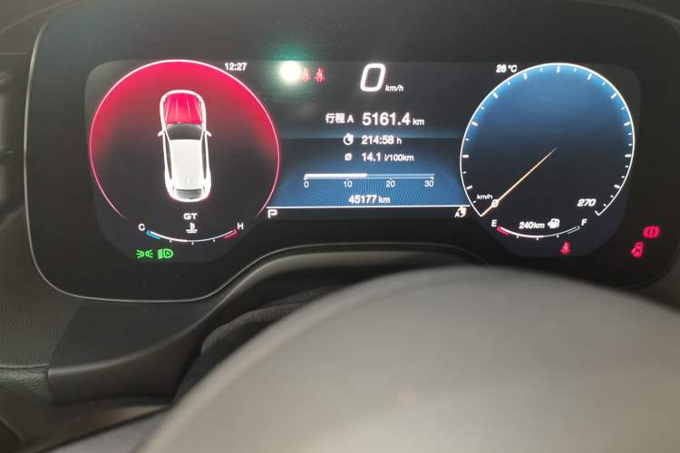 Used Maserati Grecale 2023 2.0T GT Odometer Close Up