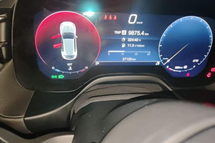 Used Maserati Grecale 2023 2.0T GT Odometer Close Up