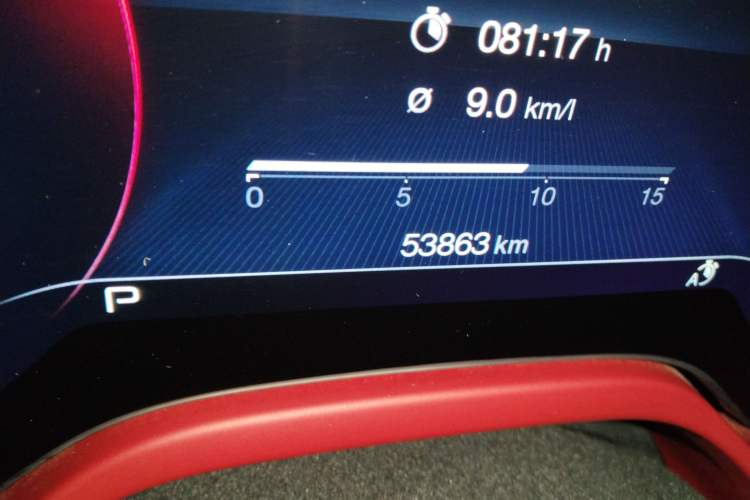 Used Maserati Grecale 2023 2.0T GT Odometer Close Up