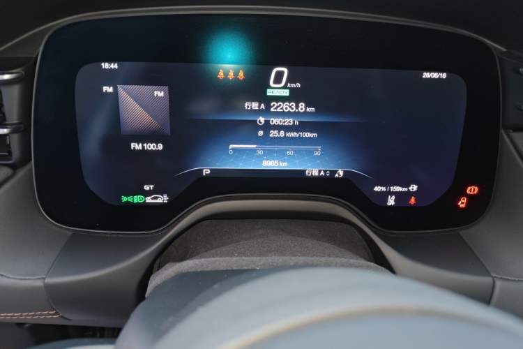 Used Maserati Grecale New Energy 2024 Folgore Odometer Close Up