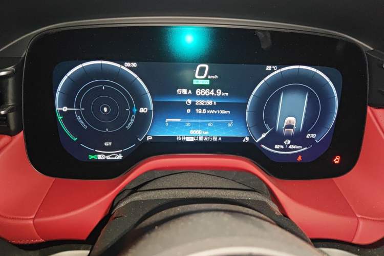 Used Maserati Grecale New Energy 2024 Folgore Odometer Close Up