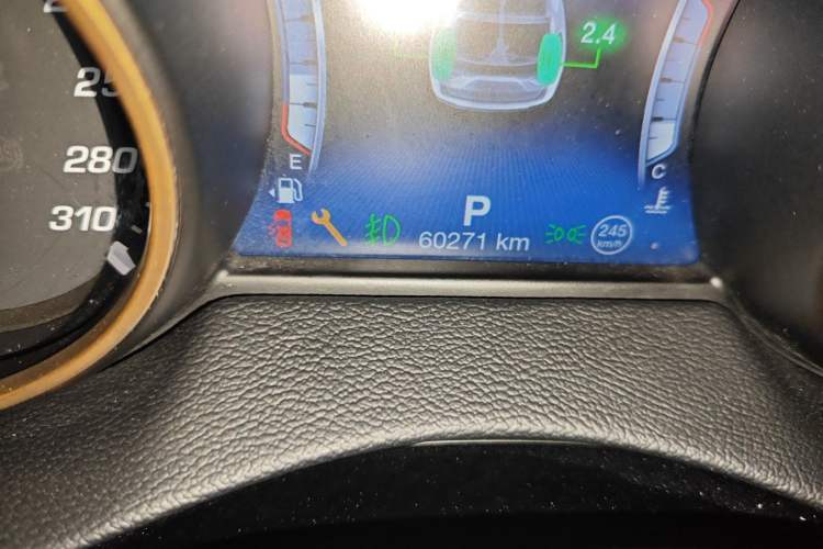 Used Maserati Levante 2016 3.0T Standard Edition Odometer Close Up