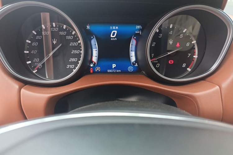 Used Maserati Levante 2016 3.0T S Standard Model Odometer Close Up