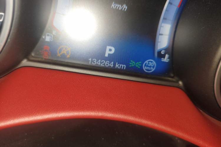 Used Maserati Levante 2016 3.0T Standard Edition Odometer Close Up