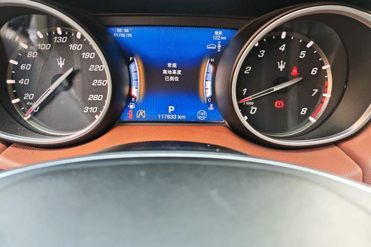 Used Maserati Levante 2016 3.0T Standard Edition Odometer Close Up
