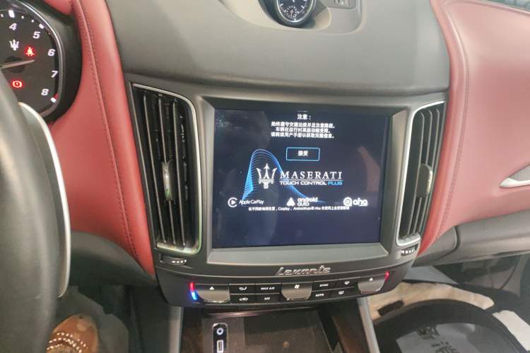 Used Maserati Levante 2016 3.0T Standard Edition Audio And AC Panel