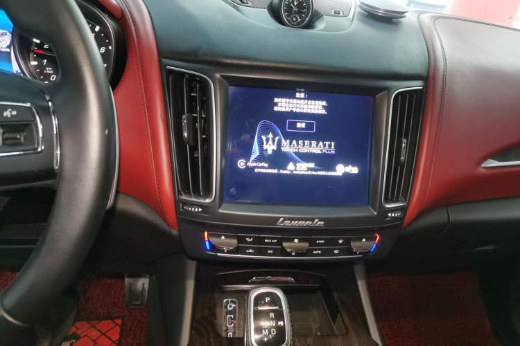 Used Maserati Levante 2016 3.0T Standard Edition Audio And AC Panel