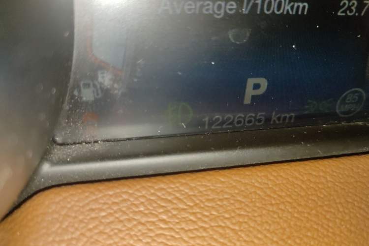 Used Maserati Levante 2016 3.0T Standard Edition Odometer Close Up