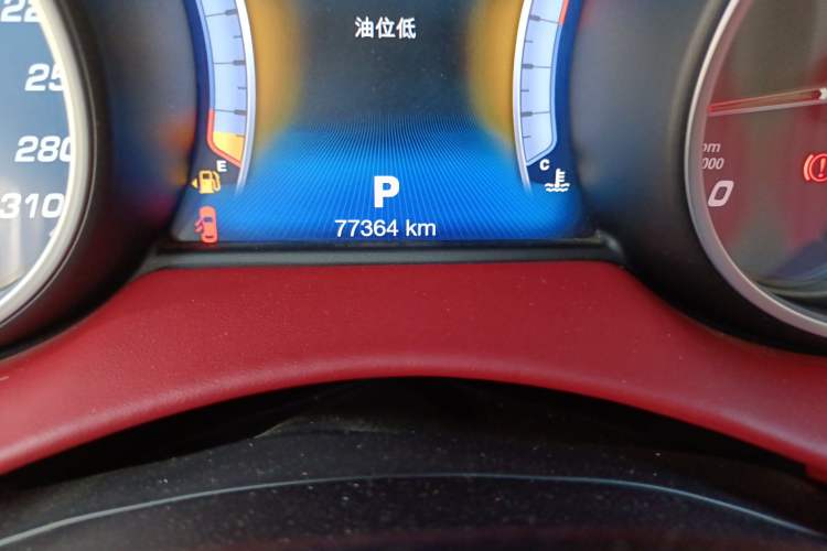 Used Maserati Levante  Odometer Close Up